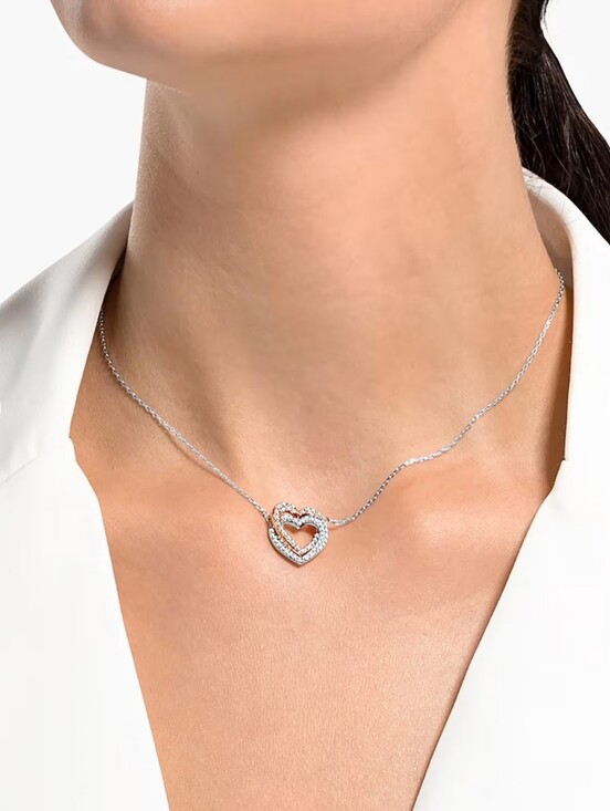 Swarovski Jewelry - Swarovski Hyperbola Heart Necklace- Excellent Condition
